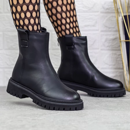 2W315 Schwarze Stiefel Mei