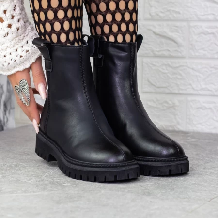 2W315 Schwarze Stiefel Mei