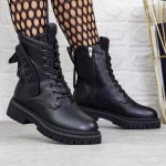 2W318 Schwarze Stiefel Mei