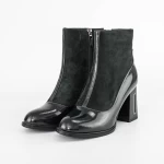 Kurze Stiefel mit einer dicken Ferse K9191-1b Green | Jose Simon