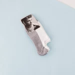 Ein Satz von 2 Paaren von Herrensocken 40-46 SOSETE76 WEISS-GRAY | Boston