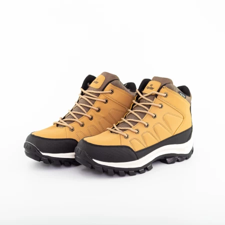 Herren Y15 Boots hellbraun-schwarz | Leopard
