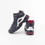 Männer 11-b dunkelblau-rote Stiefel der Männer Leopard