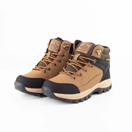 BRM21038-3 Braune Stiefel Axtboxen