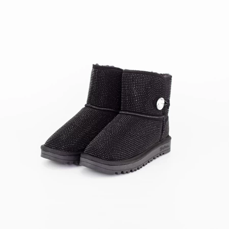 Frauen UG 2W325 Lederstiefel schwarz | Mei