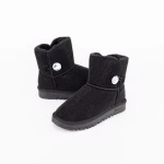 Frauen UG 2W325 Lederstiefel schwarz | Mei