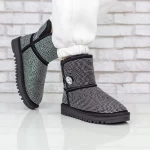 Frauen UG 2W325 Lederstiefel Black-Biała | Mei