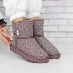 Frauen UG 2W325 Lederstiefel lila | Mei