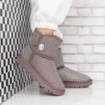 Frauen UG 2W325 Lederstiefel lila | Mei