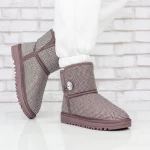 Frauen UG 2W325 Lederstiefel lila | Mei