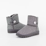 Frauen UG 2W325 Lederstiefel grau | Mei