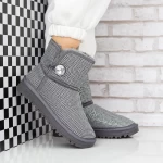Frauen UG 2W325 Lederstiefel grau | Mei