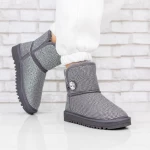 Frauen UG 2W325 Lederstiefel grau | Mei