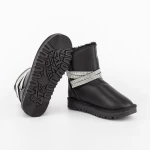 Frauen UG 2W31 Lederstiefel schwarz | Mei