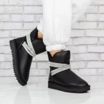 Frauen UG 2W31 Lederstiefel schwarz | Mei