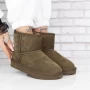 Frauen ug 2in19 Lederstiefel hellgrün Mei