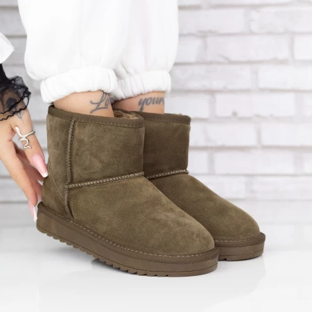 Frauen ug 2in19 Lederstiefel hellgrün Mei