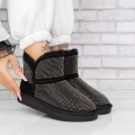 Frauen UG 2W33 Lederstiefel schwarz | Mei