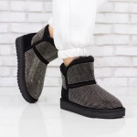 Frauen UG 2W33 Lederstiefel schwarz | Mei