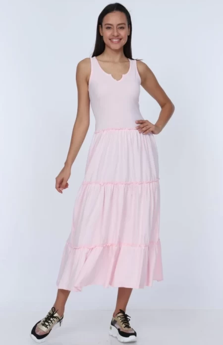 Frauenkleid 8319 Pink ADROM