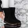 Frauen ug 2mx522 Lederstiefel schwarz | Mei
