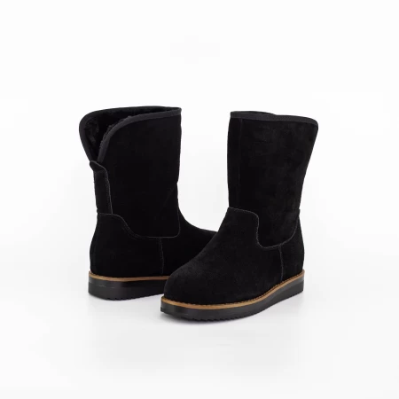 Frauen ug 2mx522 Lederstiefel schwarz | Mei