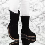 Frauen ug 2mx522 Lederstiefel schwarz | Mei