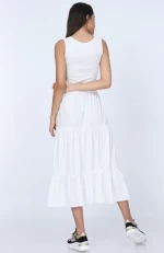 Frauenkleid 8319 Weiß ADROM