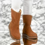 Frauen ug 2mx522 Lederstiefel hellbraun Mei