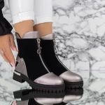 Stiefel 2mx538a Gunmetal-Czarny | Mei
