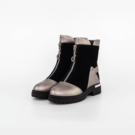 Stiefel 2mx538a Gunmetal-Czarny | Mei