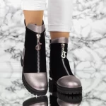 Stiefel 2mx538a Gunmetal-Czarny | Mei