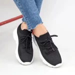Frauen Sportschuhe YQ61 Black-Biała | Mei
