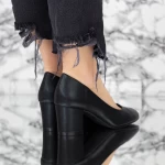 Schwarze Fersenschuhe dicke Fersenschuhe Mei