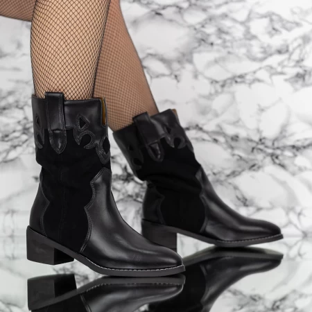 2in16 Frauenstiefel schwarz Mei