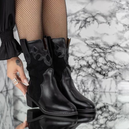 2in16 Frauenstiefel schwarz Mei