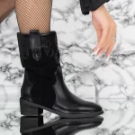2in16 Frauenstiefel schwarz Mei