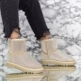 Frauen UG 2W35 Lederstiefel beige-White Mei