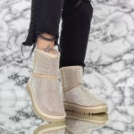 Frauen UG 2W35 Lederstiefel beige-White Mei