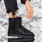 Frauen UG 2W35 Lederstiefel schwarzschwarz-schwarz Mei