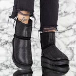 Frauen UG 2W35 Lederstiefel schwarzschwarz-schwarz Mei