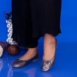 WH1928 Gunmetal Ballerinas Mei