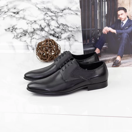 Herrenschuhe 792-046 Schwarz | Eldemas