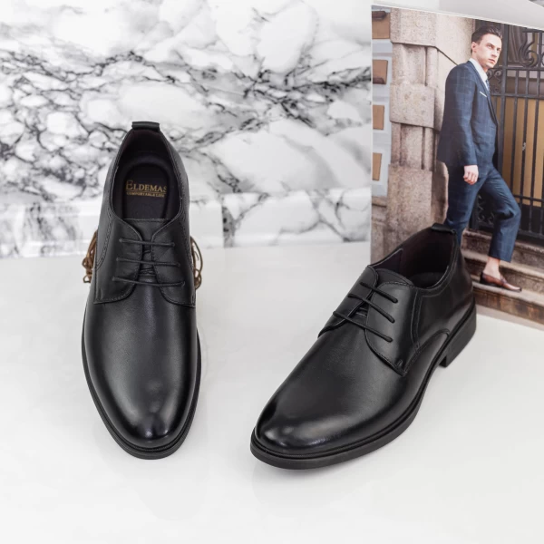 Herrenschuhe 1D8057 Schwarz | Eldemas