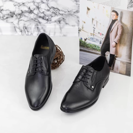 Herrenschuhe Y079A-02f Schwarz | Eldemas