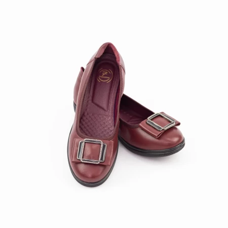 A130 Ballerinas Cherry Gebildet