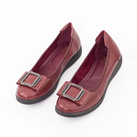 A130 Ballerinas Cherry Gebildet
