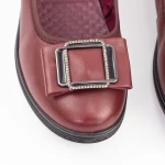 A130 Ballerinas Cherry Gebildet