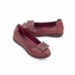 A130 Ballerinas Cherry Gebildet
