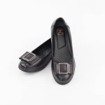 A130 Ballerinas Black Gebildet